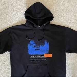 Justin Timberlake Hoodie Men’s XL Man of the Woods 2018 Tour Album Heron Preston